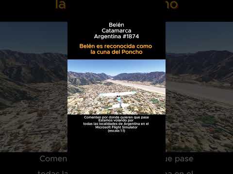 Belén, Catamarca desde el Microsoft Flight Simulator #belen #catamarca #argentina #msfs2024