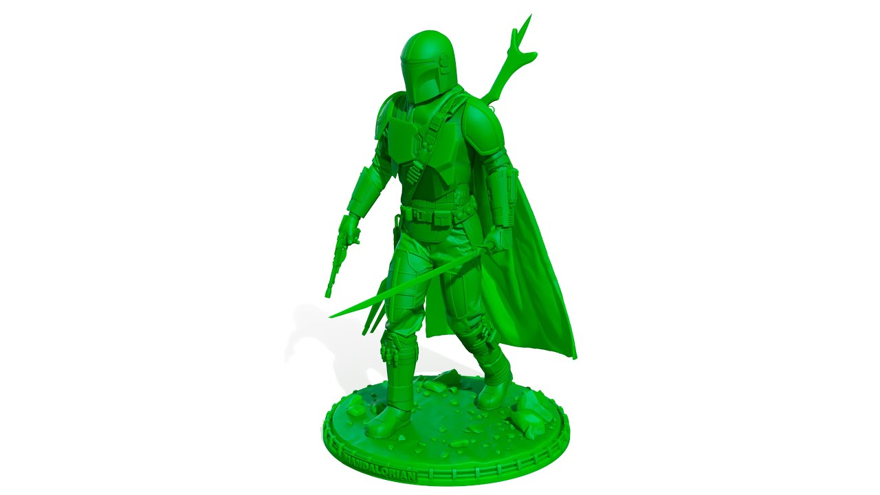 mandaloriano Modello di stampa 3D