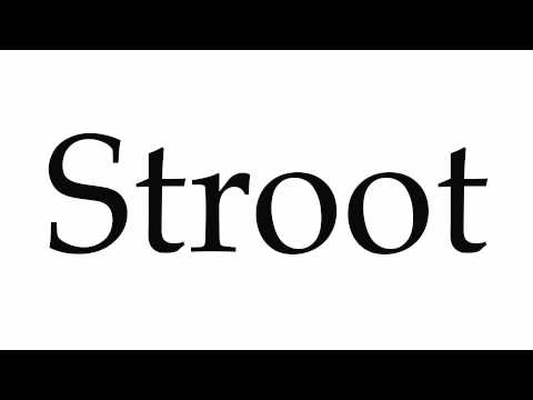How to Pronounce Stroot