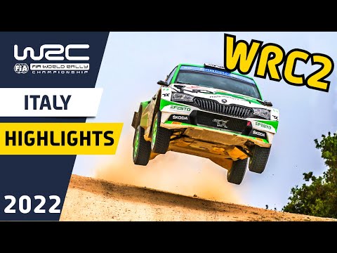 WRC Rally Highlights : WRC Rally Italia Sardegna 2022 : WRC2 Saturday
