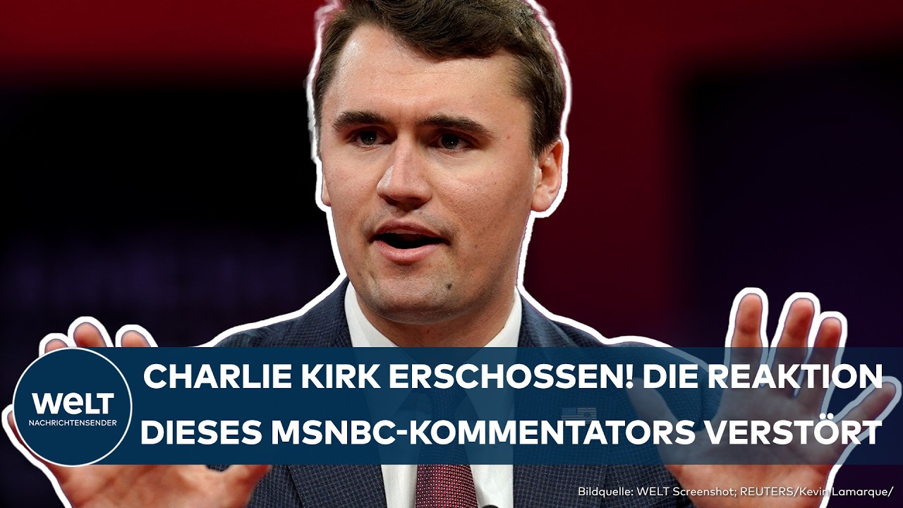 USA: Konservativer Aktivist Charlie Kirk erschossen! Die Reaktion dieses MSNBC-Kommentators verstört