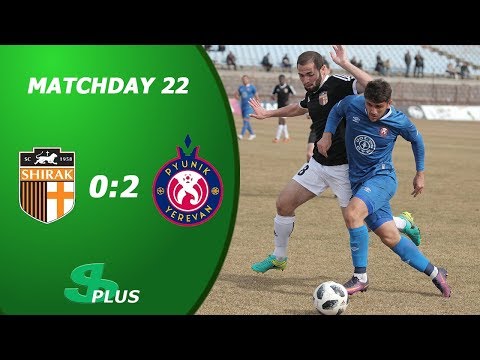 APL, Matchday 22 SC Shirak Gyumri - FC Pyunik Yerevan 0-2