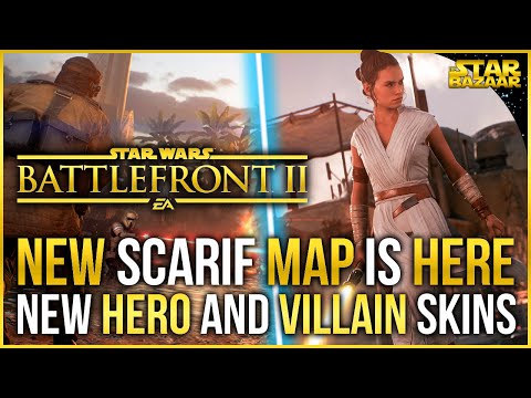Battlefront Update | NEW Map! NEW Hero Skins! Battlefront 2 Scarif Update