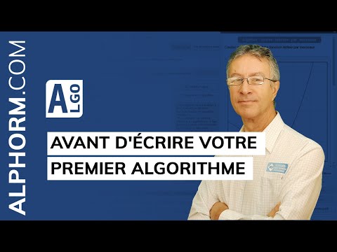 Avant d écrire votre premier algorithme sous Algobox Vidéo Tuto