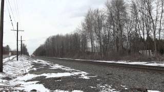 preview picture of video '[HD] Amtrak Lake Shore Limited Train 49 at Colonie, NY'