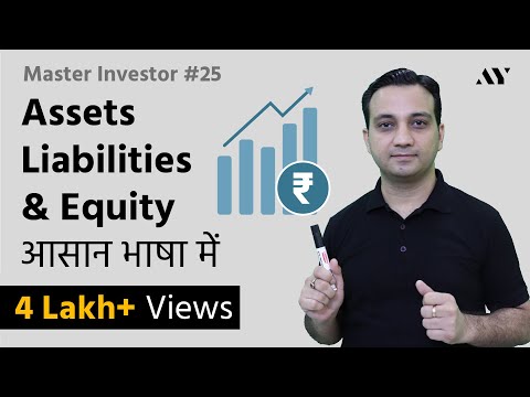 Assets, Liabilities & Equity - Explained in Hindi | #25 Master Investor Video