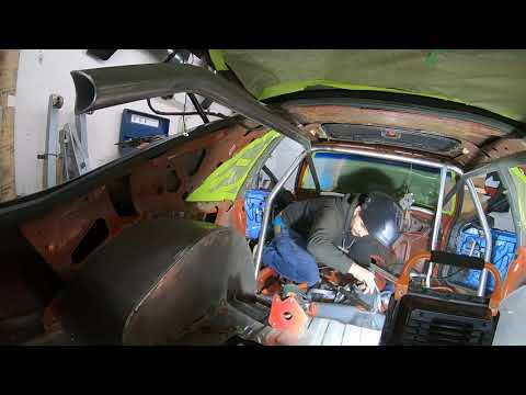 TeamZ roll cage Install 1985 Mercury Capri - timelapse pt 2