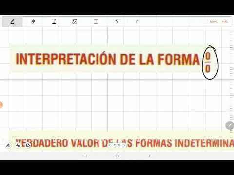 Evaluando expresiones indeterminadas (0 entre 0)