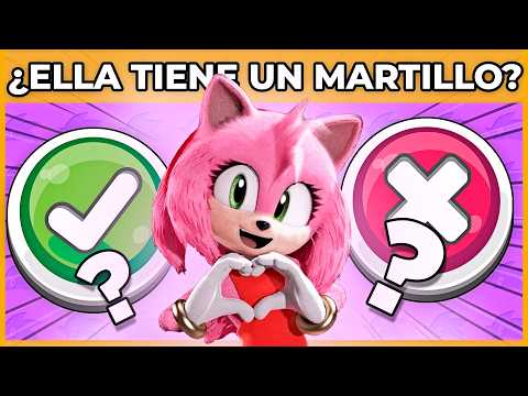 ✔️❌ VERDADERO O FALSO 🦔⚡🔵 SONIC l 35 preguntas sobre el erizo más genial  | 🐵#monoquiz
