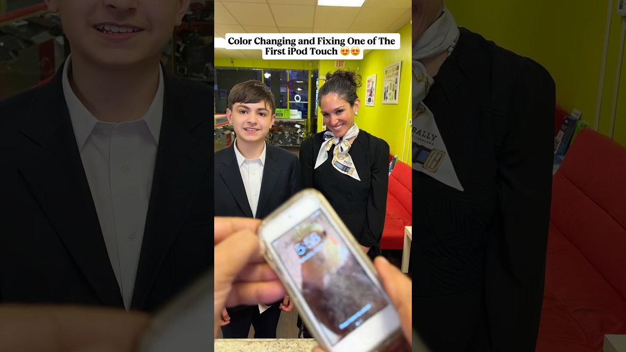 Color Changing and Fixing OG iPod Touch 😍😍 #shorts #apple #ipodtouch #moneytalkswireless