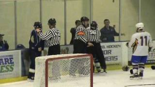 Navy Hockey Fight
