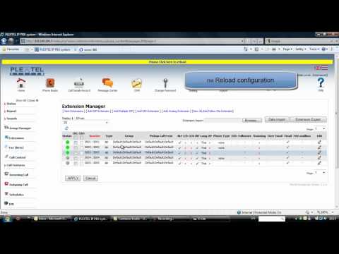 Plextel IP-PBX Video Manual Chapter 10 - Call pickup and BLF