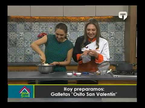 Hoy preparamos galletas Osito San Valentín
