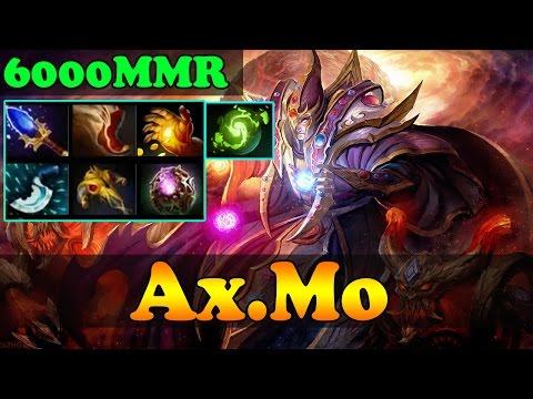 Dota 2 - Ax.Mo 6000 MMR Plays Invoker Vol 1 - Ranked Match Gameplay!