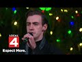 David Young Fernandez performs Phantom of the Opera hit at Detroit tree lighting