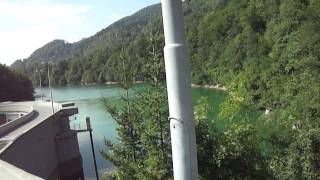 preview picture of video 'Savski Jez in Most (Sava Dam and Bridge), Žirovnica, Slovenia Aug 2012'