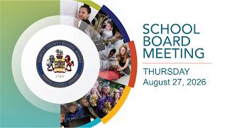 8/27/2026 - FCPS School Board Meeting