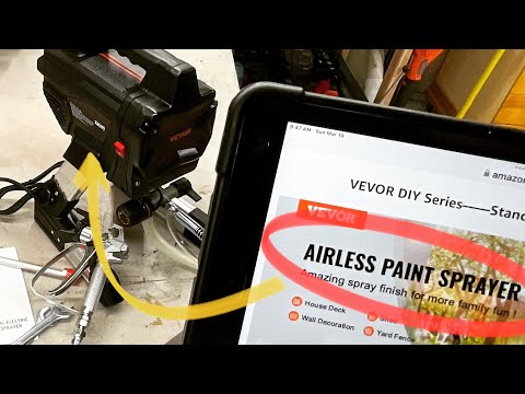 Review of The VEVOR Airless Paint Sprayer! / Lots of Capacity at a Very Affordable Price!