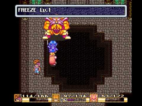 Secret of Mana (Hard Mode hack, no death) - #5 Fire Gigas