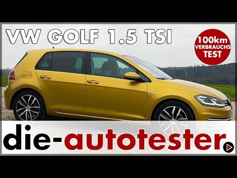 VW Golf 1.5 TSI DSG 96 kW (130 PS) - Verbrauchsfahrt | 100 km Verbrauch | Review | 2019 | Deutsch