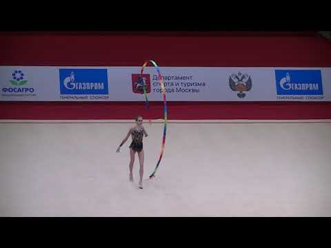 Fotiieva Viktoriia (UKR)  ribbon  Qual Grand Prix Moscow 2018