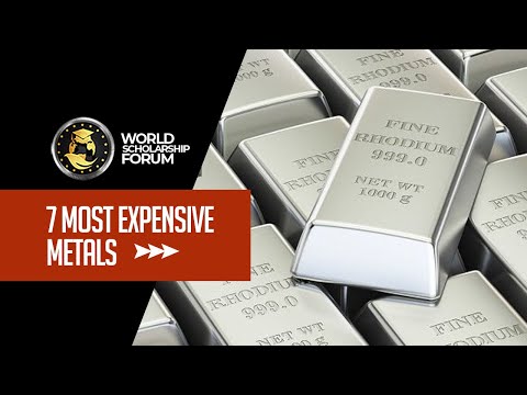 Die 7 teuersten Metalle