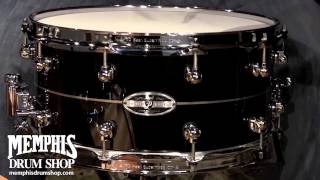 Video thumbnail for Pearl 14 x 6.5 Hybrid Exotic Kapur/Fiberglass Snare Drum by Memphis Drum Shop