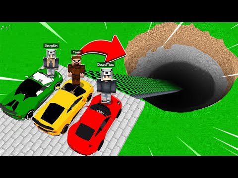 TEHLİKELİ RAMPA VS DEV UZAY ÇUKURU 😱 - Minecraft