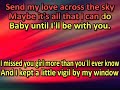 Christopher Cross Open Up My Window (karaoke) (by request)