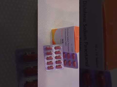 Diclofenac sodium 50mg + paracetamol 325mg + chlorzoxazone 2...