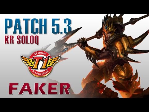 SKT T1 Faker - Jarvan IV Mid Lane - KR SoloQ