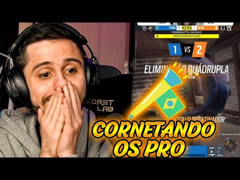A VIRADA MAIS INSANA DO BR6 O IMPOSSIVEL ACONTECEU! - CORNETANDO OS PRO
