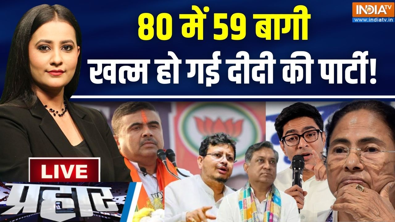 Prahar Live: TMC में भारी बगावत, दीदी का तख्तापलट! Mamata Banerjee | TMC Crisis | Ritabr