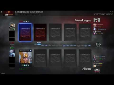 Pit League: S2 - Power Rangers vs Alliance - Game 2 DRAFT ONLY