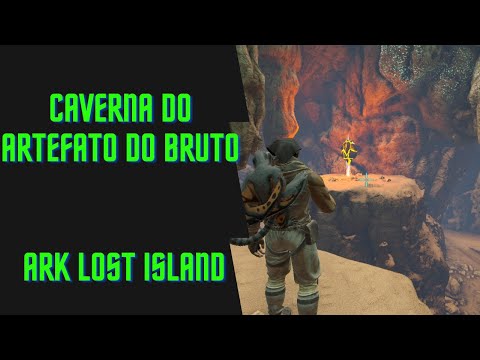 LOST ISLAND Caverna do Artefato do bruto!! ARK PVE OFICIAL-