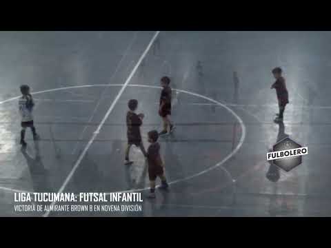 LIGA TUCUMANA (FUTSAL INFANTIL): Gran victoria de Almirante Brown B frente a San Miguel
