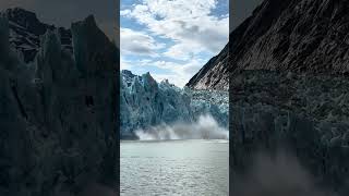 Tracy Arm Calving. #calving #alaska #cruiselife #nature #excursions #tracyarmfjord #okaytravel