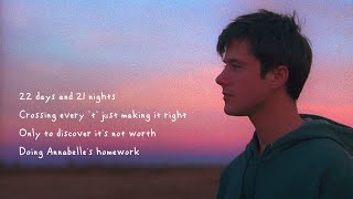 Alec Benjamin - Annabelle&#39;s Homework [Official Lyric Video]