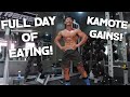 FULL DAY OF EATING TO GET SHREDDED | MEAL PREPPING TIPS | KAMOTE GAINS!