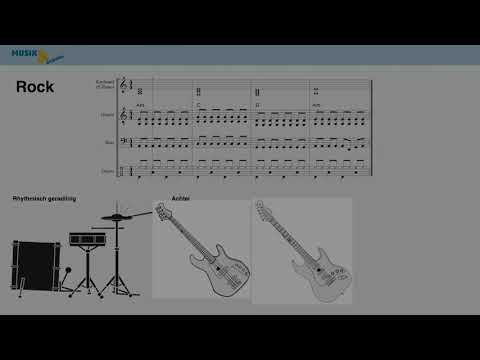 Musikstile in Pop & Rock – Ausschnitt