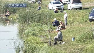 Рыбалка на канале в белово