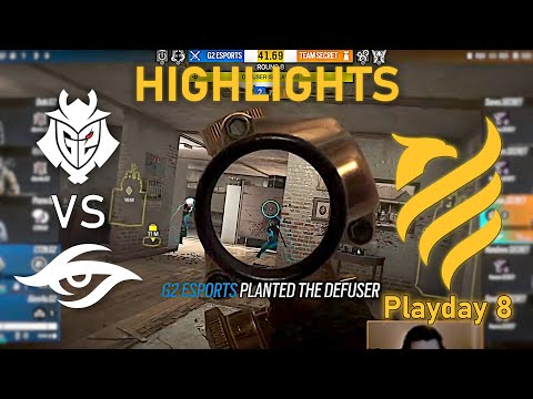 DO OR DIE! G2 vs Secret - HIGHLIGHTS - Playday 8 - EUL 2022 Stage 2 - R6 Esport