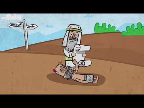 Kinderbibel: Barmherziger Samariter (Gleichnis)