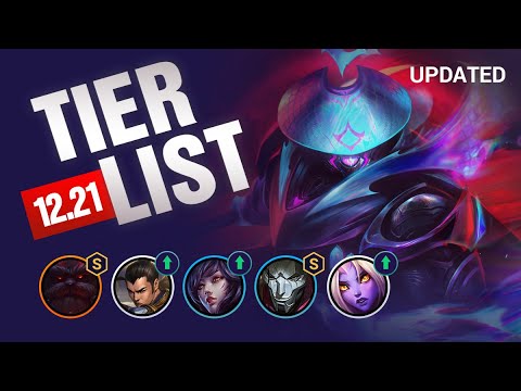 FINAL TIER LIST of SEASON 12! Low Elo Patch 12.21 Updates