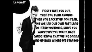 Justin Timberlake - You Got It On - ( The 20/20 Experience 2 of 2 ) Lyrics On Screen