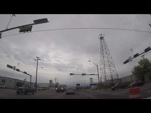 Driving on Business I-45 South in Corsciana, TX