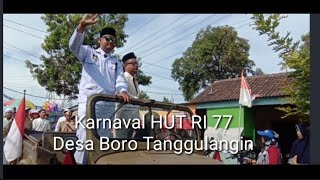 Download lagu Luar biasa karnaval HUT RI 77 warga desa Boro Tang... mp3