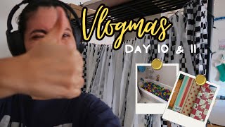 Wrapping Gifts & Liam's Party Prep | VLOGMAS DAYS 10 + 11