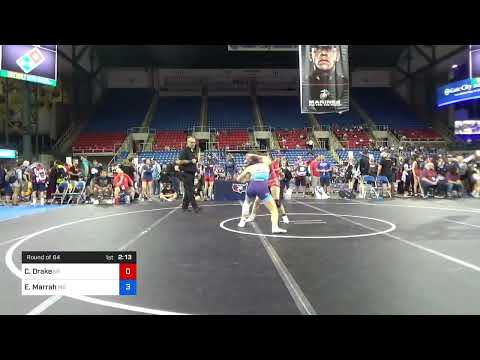112 Lbs Round Of 64 - Cailan Drake, New York Vs Ellie Marrah, Missouri B5e3