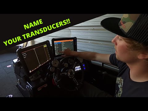 Lowrance HDS Live fishfinder (How to name each transducer)